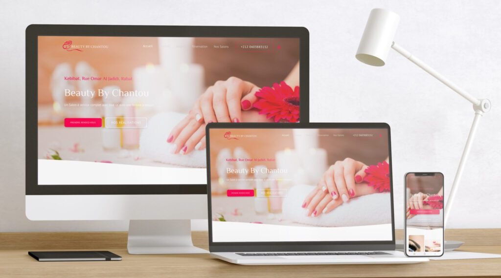 Salon Beauty By Chantou – Site Vitrine Salon de beauté